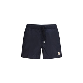 Moncler Blue Polyamide Short And Mini Shorts