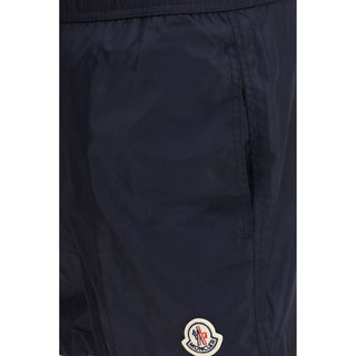 Moncler Blue Polyamide Short And Mini Shorts