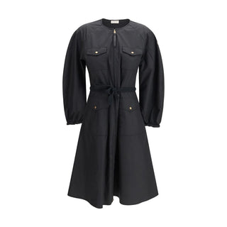 Moncler Black Cotton Casual Dress