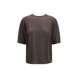 Loulou De Saison Brown Cashmere T-Shirt