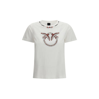 PINKO White Cotton T-Shirt