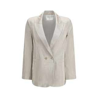 Forte_Forte Silver Cotton Blazer