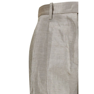 Forte_Forte Silver Polyester Casual Pants