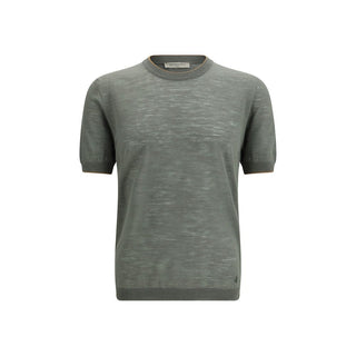 Brooksfield Bicolor Linen T-Shirt