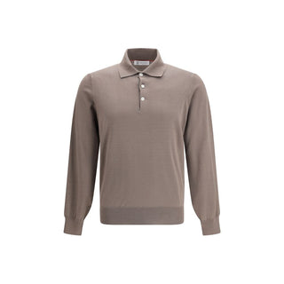 Brunello Cucinelli Brown Cotton Shirt