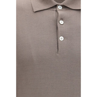 Brunello Cucinelli Brown Cotton Shirt
