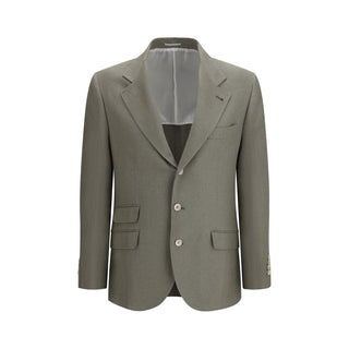Brunello Cucinelli Bicolor Silk Coat