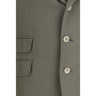 Brunello Cucinelli Bicolor Silk Coat