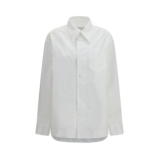 Ami Paris White Cotton Dress Shirt