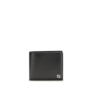 Fendi Black Calf Leather Bos Taurus Wallet