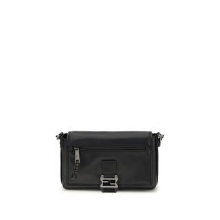 Fendi Black Calf Leather Bos Taurus Shoulder Bag