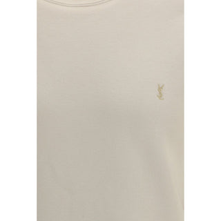 Saint Laurent Beige Cotton Sweatshirt