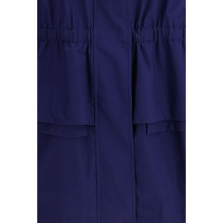 Fendi Blue Cotton Parka