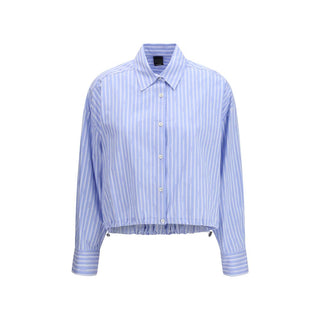 PINKO Blue Cotton Pattern Shirt