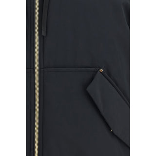 Moose Knuckles Black Nylon Bomber