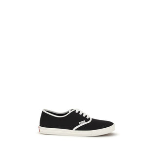Prada Black Cotton Athletic Sneakers