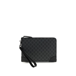 Gucci Black Fabric Handbag