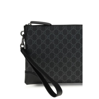 Gucci Black Fabric Handbag