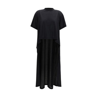 Balenciaga Black Cotton Casual Dress