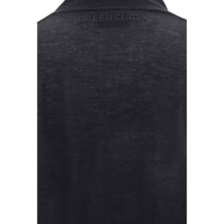 Balenciaga Black Cotton Casual Dress