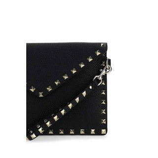 Valentino Garavani Black Calf Leather Bos Taurus Accessories