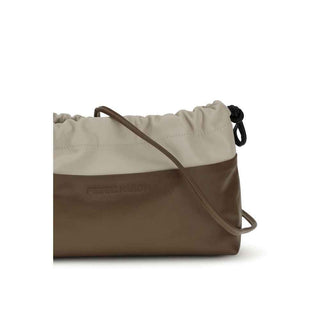 Pierre Hardy Brown Calf Leather Bos Taurus Shoulder Bag