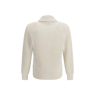 Brunello Cucinelli Beige Cotton Cardigan