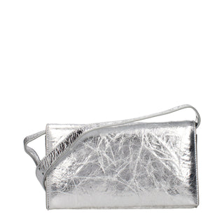 Jil Sander Gray Leather Crossbody Bag