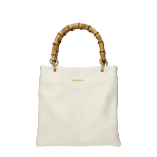 Jil Sander Beige Leather Handbag