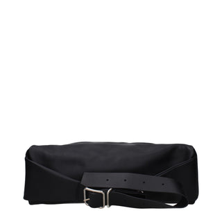 Jil Sander Black Leather Backpack