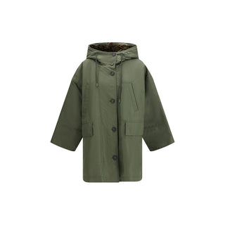 Max Mara Bicolor Cotton Trench Coat