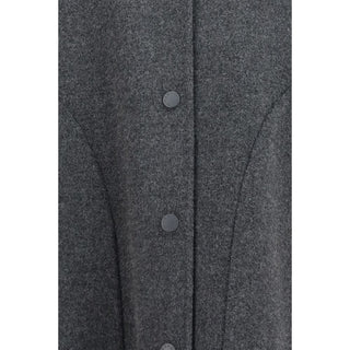 Max Mara Gray Nylon Coat