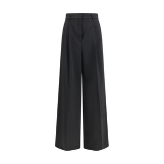 Max Mara Black Polyester Casual Pants