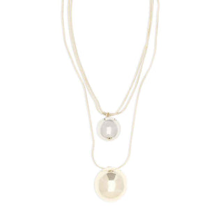 Max Mara Multicolor Metal Necklace