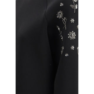 Max Mara Black Polyester Sweatshirt