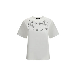 Max Mara White Cotton T-Shirt