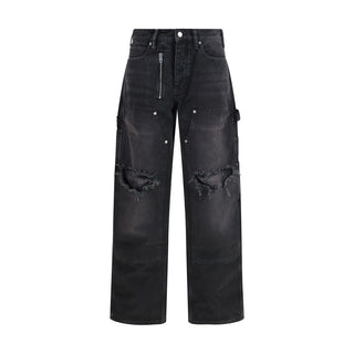 Alexander Wang Black Cotton Cargo Pants