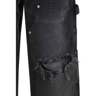 Alexander Wang Black Cotton Cargo Pants