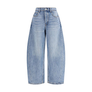 Alexander Wang Blue Cotton Relaxed Fit Jeans