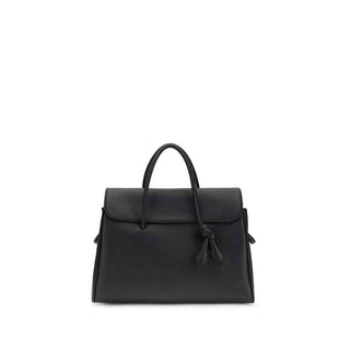 Jacquemus Black Calf Leather Bos Taurus Handbag
