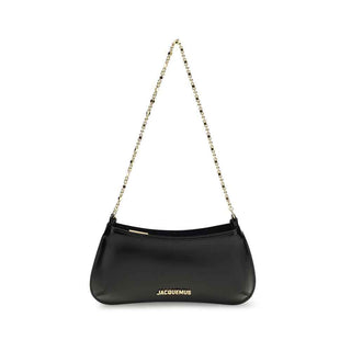 Jacquemus Black Calf Leather Bos Taurus Shoulder Bag