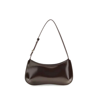 Jacquemus Brown Calf Leather Bos Taurus Shoulder Bag