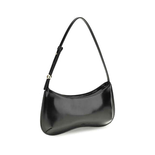 Jacquemus Black Calf Leather Bos Taurus Shoulder Bag