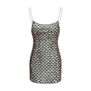 Oséree Multicolor Polyester Cocktail Dress