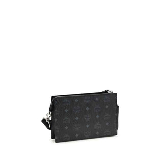 MCM Black Calf Leather Bos Taurus Shoulder Bag