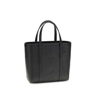 MCM Black Calf Leather Bos Taurus Shoulder Bag