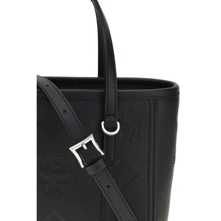 MCM Black Calf Leather Bos Taurus Shoulder Bag