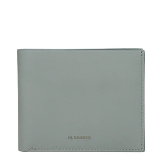 Jil Sander Green Leather Wallet