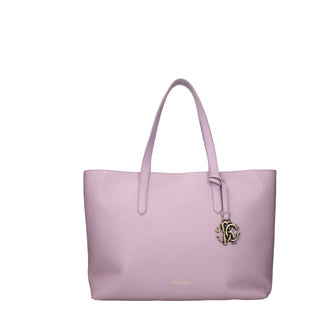 Roberto Cavalli Pink Leather Shoulder Bag