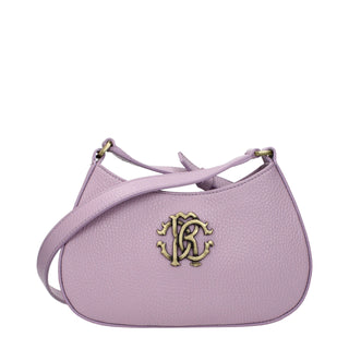 Roberto Cavalli Pink Leather Crossbody Bag